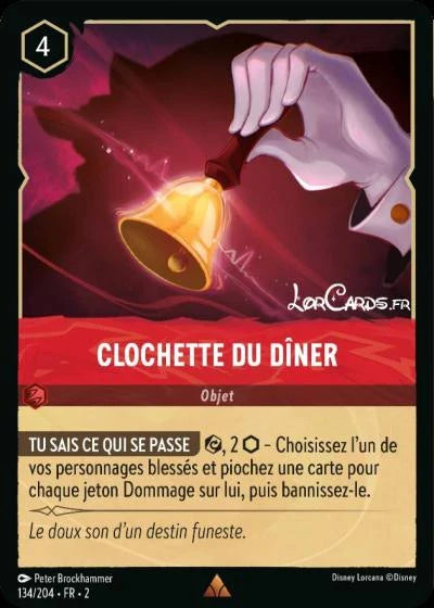 Carte Lorcana 134/204 Clochette du dîner Foil | LorenZone