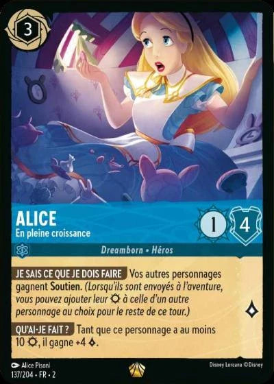 Carte Lorcana 137/204 Alice Foil | LorenZone