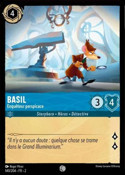 Carte Lorcana 140/204 Basil Foil | LorenZone