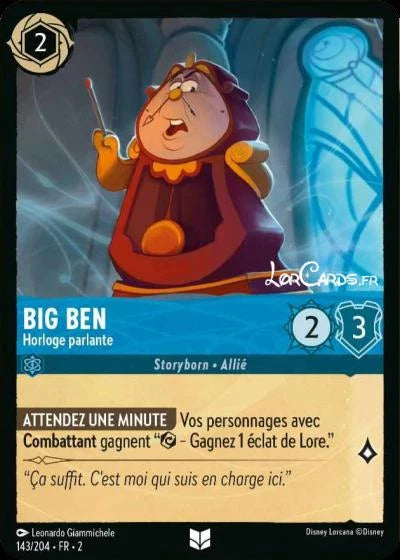Carte Lorcana 143/204 Big Ben Foil | LorenZone