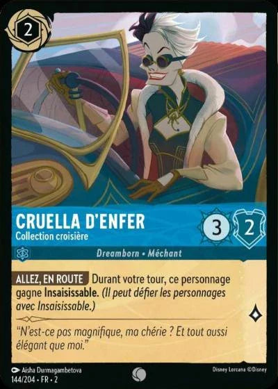 Carte Lorcana 144/204 Cruella d'Enfer Foil | LorenZone