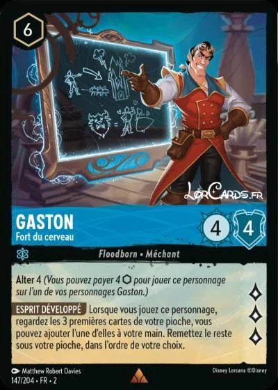 Carte Lorcana 147/204 Gaston Foil | LorenZone