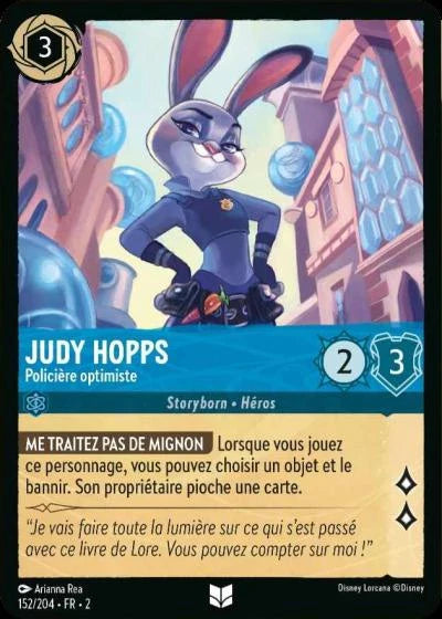 Carte Lorcana 152/204 Judy Hopps Foil | LorenZone
