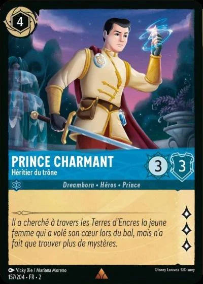 Carte Lorcana 157/204 Prince charmant Foil | LorenZone