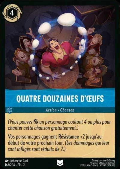 Carte Lorcana 163/204 Quatre douzaines d'œufs Foil | LorenZone