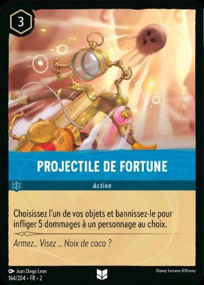 Carte Lorcana 164/204 Projectile de fortune Foil | LorenZone