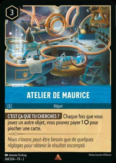 Carte Lorcana 168/204 Atelier de Maurice Foil | LorenZone