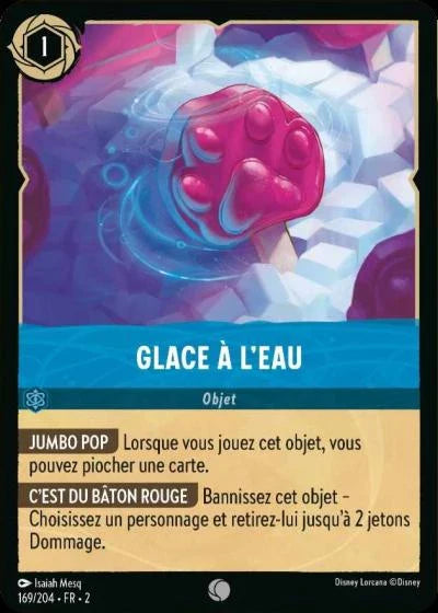 Carte Lorcana 169/204 Glace à l'eau Foil | LorenZone