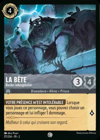 Carte Lorcana 171/204 La Bête Foil | LorenZone