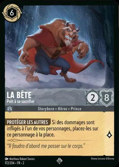 Carte Lorcana 172/204 La Bête Foil | LorenZone