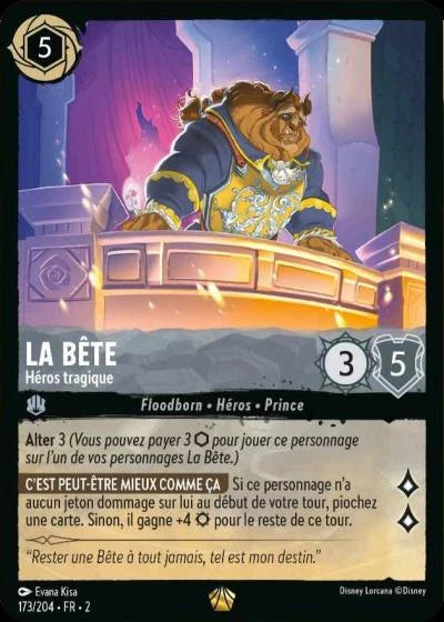 Carte Lorcana 173/204 La Bête Foil | LorenZone