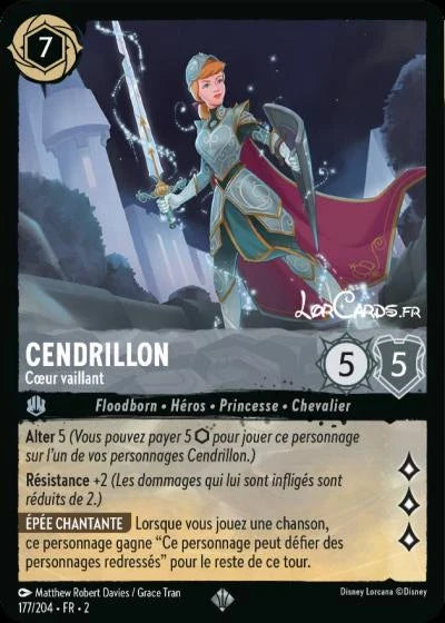 Carte Lorcana 177/204 Cendrillon Foil | LorenZone