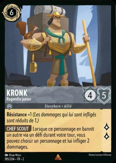 Carte Lorcana 185/204 Kronk Foil | LorenZone