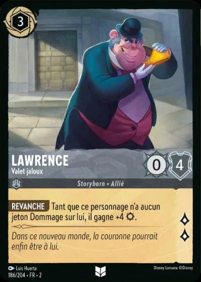 Carte Lorcana 186/204 Lawrence Foil | LorenZone