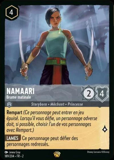 Carte Lorcana 189/204 Namaari Foil | LorenZone