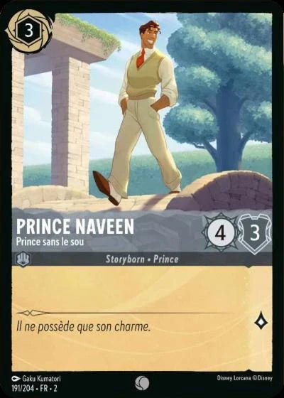 Carte Lorcana 191/204 Prince Naveen Foil | LorenZone