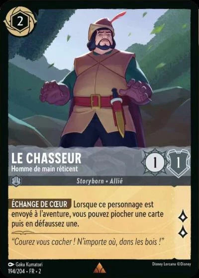 Carte Lorcana 194/204 Le chasseur Foil | LorenZone