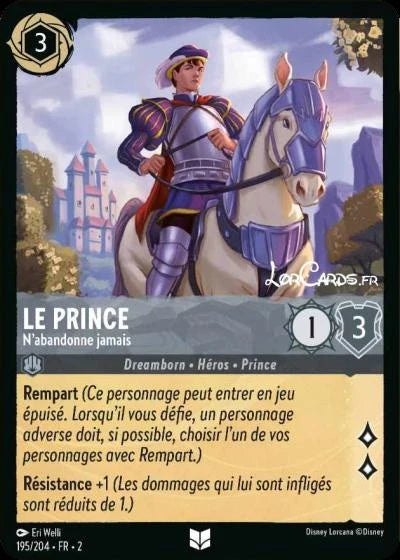 Carte Lorcana 195/204 Le Prince Foil | LorenZone