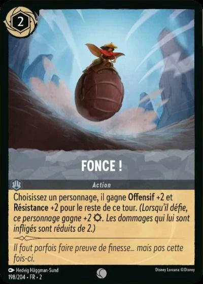 Carte Lorcana 198/204 Fonce ! Foil | LorenZone
