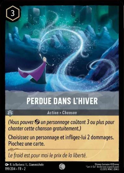 Carte Lorcana 199/204 Perdue dans l'hiver Foil | LorenZone