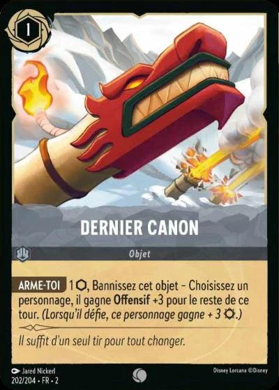 Carte Lorcana 202/204 Dernier canon Foil | LorenZone