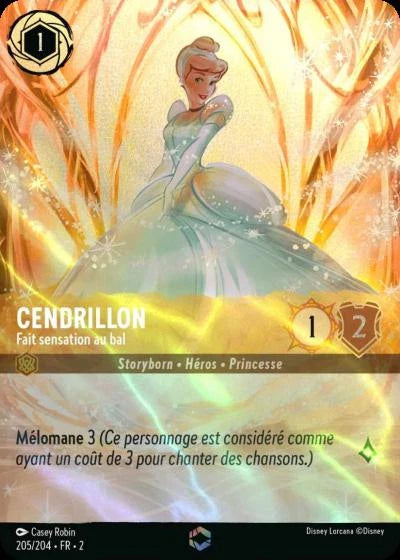 Carte Lorcana 205/204 Cendrillon Enchantée | LorenZone