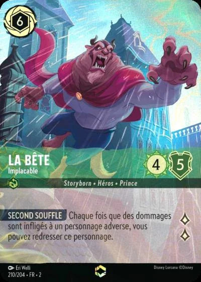 Carte Lorcana 210/204 La Bête Enchantée | LorenZone