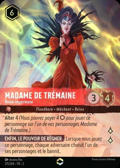 Carte Lorcana 211/204 Madame de Trémaine Enchantée | LorenZone