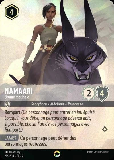 Carte Lorcana 216/204 Namaari Enchantée | LorenZone
