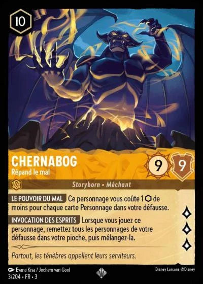Carte Lorcana 003/204 Chernabog Foil | LorenZone