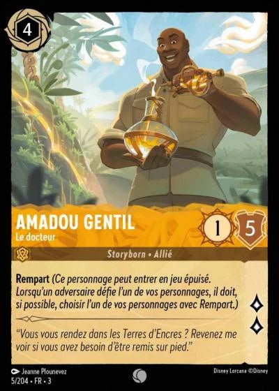 Carte Lorcana 005/204 Amadou Gentil Foil | LorenZone