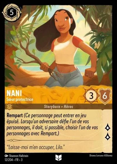 Carte Lorcana 012/204 Nani Foil | LorenZone