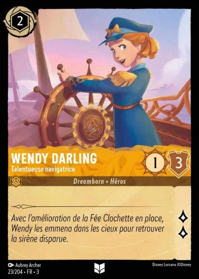 Carte Lorcana 023/204 Wendy Darling Foil | LorenZone