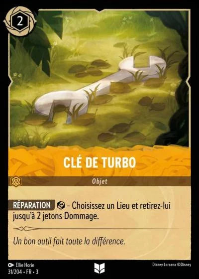 Carte Lorcana 031/204 Clé de Turbo Foil | LorenZone