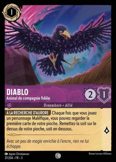 Carte Lorcana 037/204 Diablo Foil | LorenZone