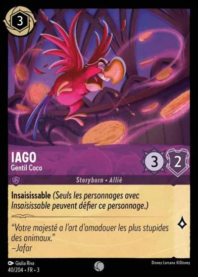 Carte Lorcana 040/204 Iago Foil | LorenZone