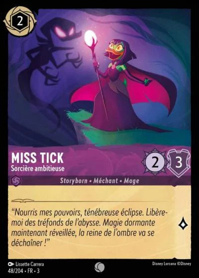 Carte Lorcana 048/204 Miss Tick Foil | LorenZone