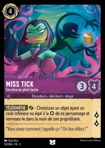 Carte Lorcana 050/204 Miss Tick Foil | LorenZone
