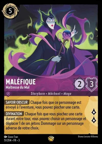 Carte Lorcana 051/204 Maléfique Foil | LorenZone
