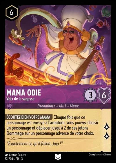Carte Lorcana 052/204 Mama Odie Foil | LorenZone
