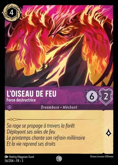 Carte Lorcana 056/204 L'Oiseau de Feu Foil | LorenZone