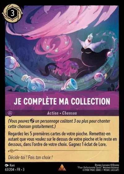 Carte Lorcana 063/204 Je complète ma collection Foil | LorenZone