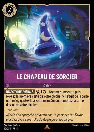Carte Lorcana 065/204 Le chapeau de sorcier Foil | LorenZone