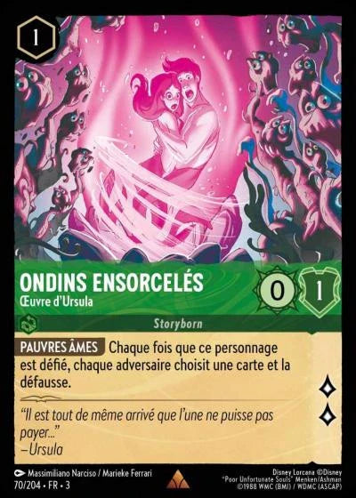 Carte Lorcana 070/204 Ondins ensorcelés Foil | LorenZone