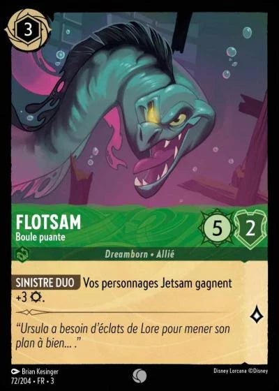 Carte Lorcana 072/204 Flotsam Foil | LorenZone