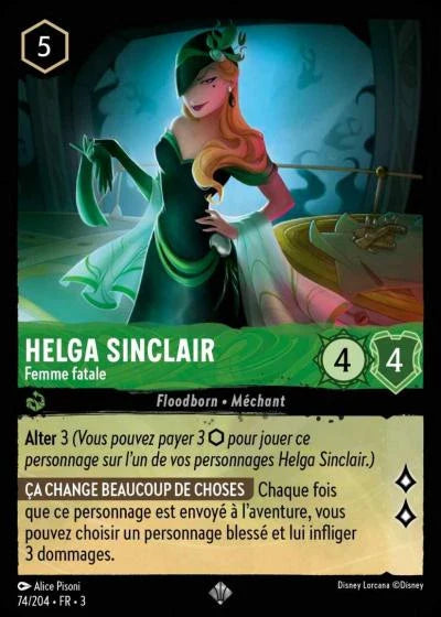 Carte Lorcana 074/204 Helga Sinclair Foil | LorenZone