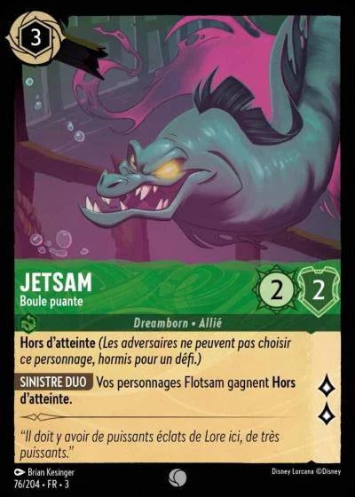 Carte Lorcana 076/204 Jetsam Foil | LorenZone