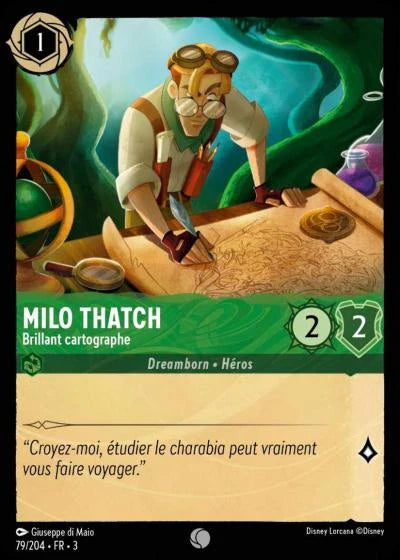 Carte Lorcana 079/204 Milo Thatch Foil | LorenZone