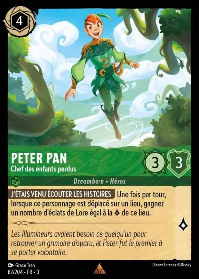 Carte Lorcana 082/204 Peter Pan Foil | LorenZone