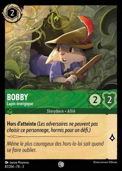 Carte Lorcana 087/204 Bobby Foil | LorenZone
